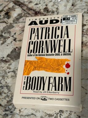 The Body Farm by Patricia Cornwell Book on Tape/Cassette Read by Jill Eikenberry
